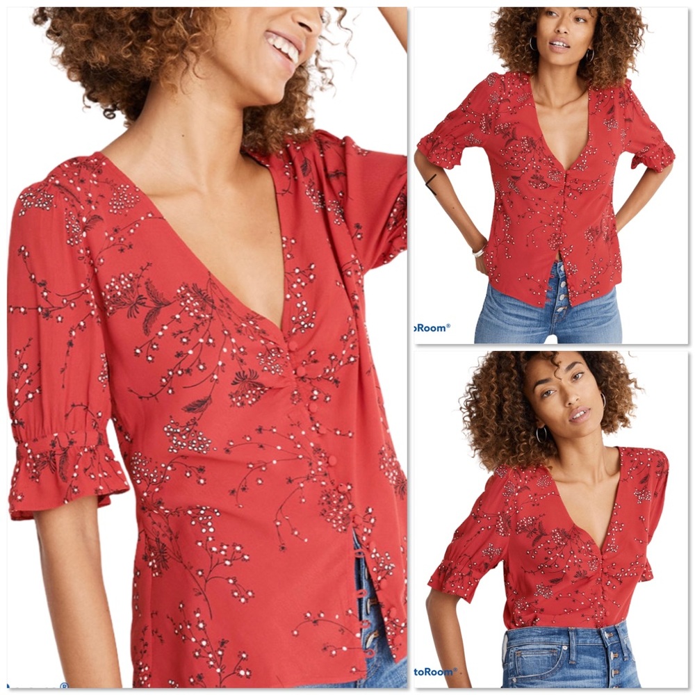 Madewell Daylight Top in Windswept Floral